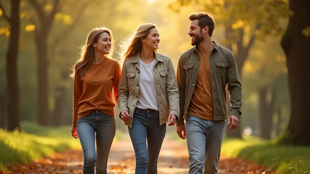 Conventional to holistic healing—optimistic group walking in nature